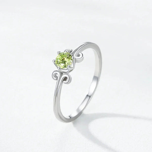 Mint Blossom Silver Ring - TM & Co. Jewels