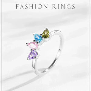 Aurora Flare CZ Ring - TM & CO. JEWELS 
