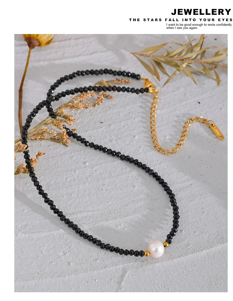 Noir Elegance Strand - TM & CO. JEWELS 