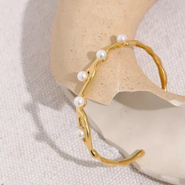 Golden Pearl Whisper - TM & Co. Jewels