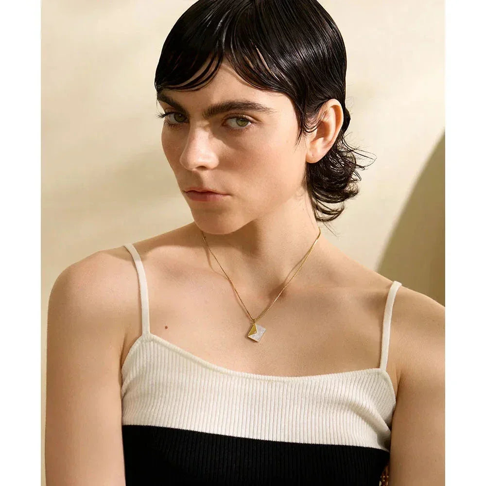 Shell Envelope Sophistique Necklace - TM & CO. JEWELS 