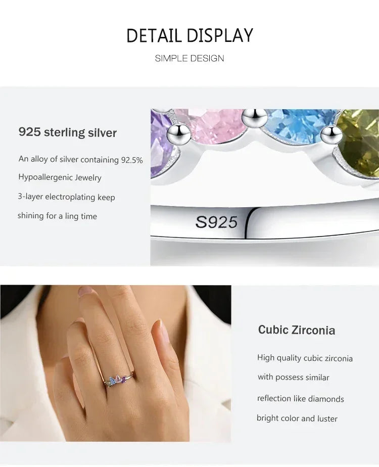 Aurora Flare CZ Ring - TM & CO. JEWELS 