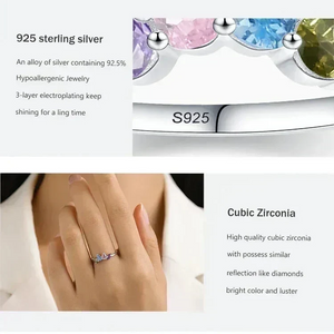 Aurora Flare CZ Ring - TM & CO. JEWELS 