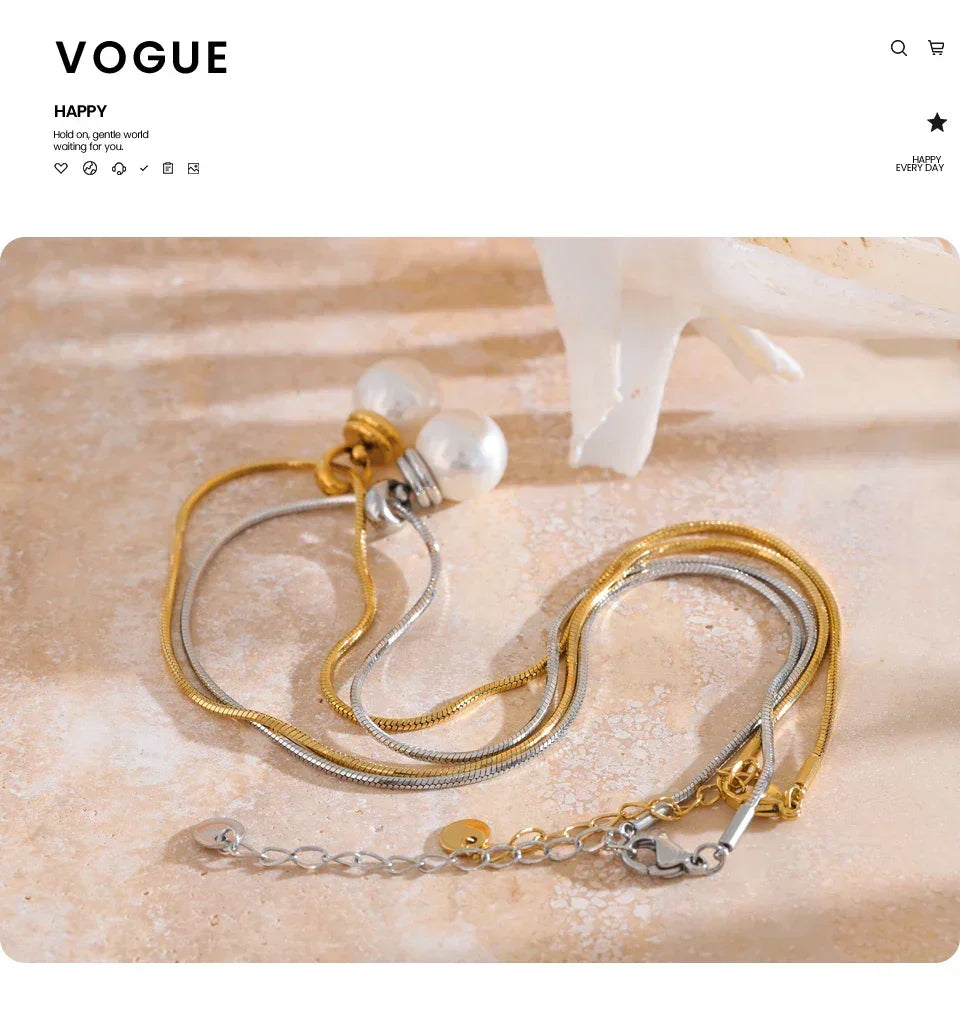 Moderne Pearl Drop - TM & CO. JEWELS 