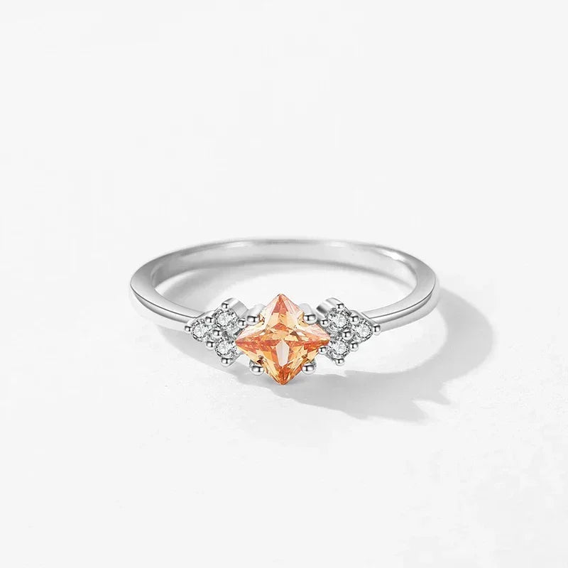 Crystal Champagne Ring - TM & Co. Jewels