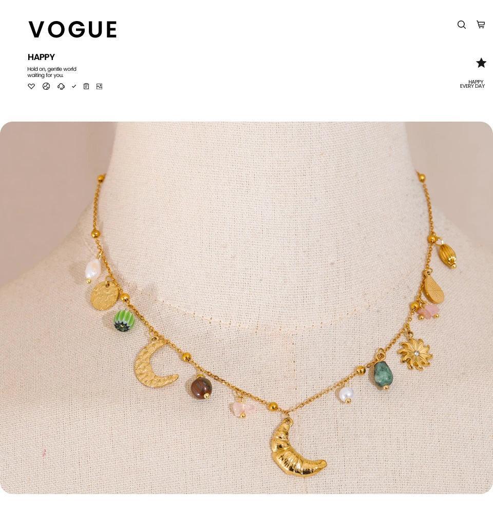 Celestial Garden Necklace - TM & CO. JEWELS 