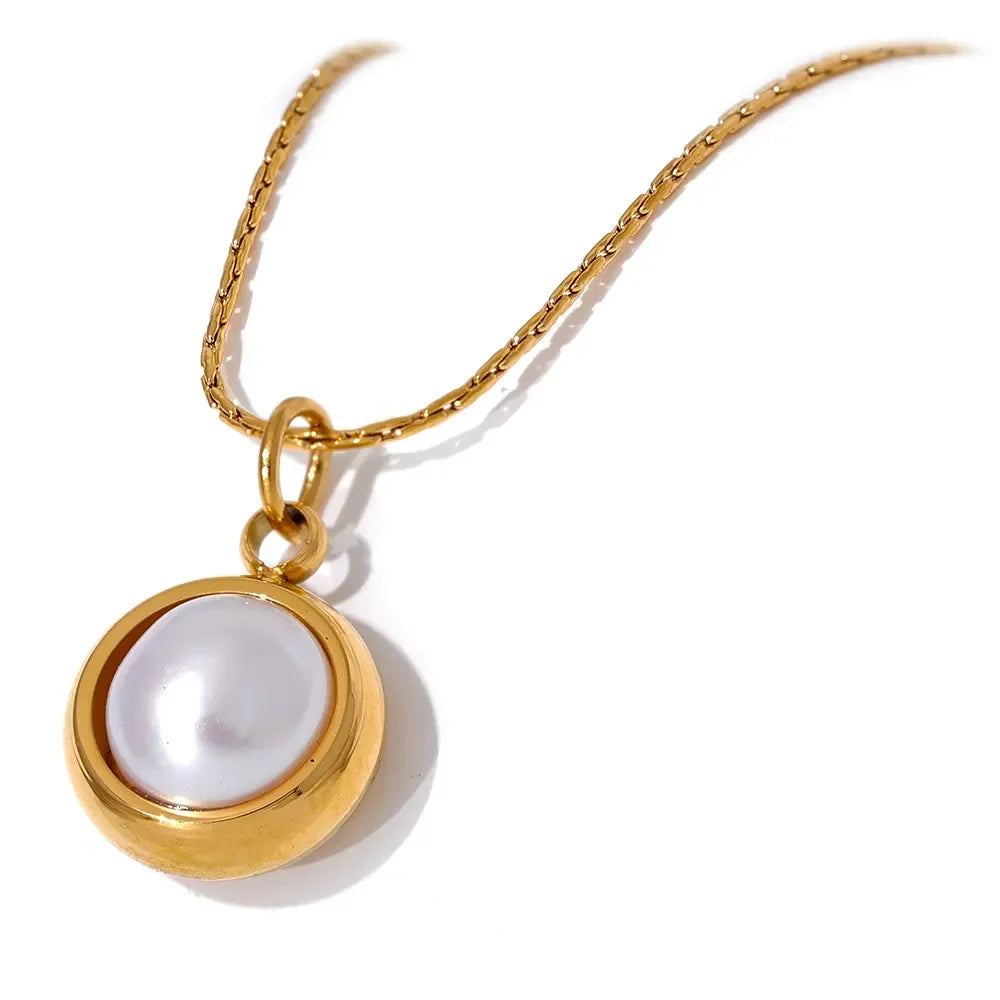 Minimalist Pearl Drop - TM & CO. JEWELS 