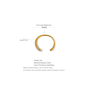 Geometric Grace Pearl Cuff - TM & Co. Jewels
