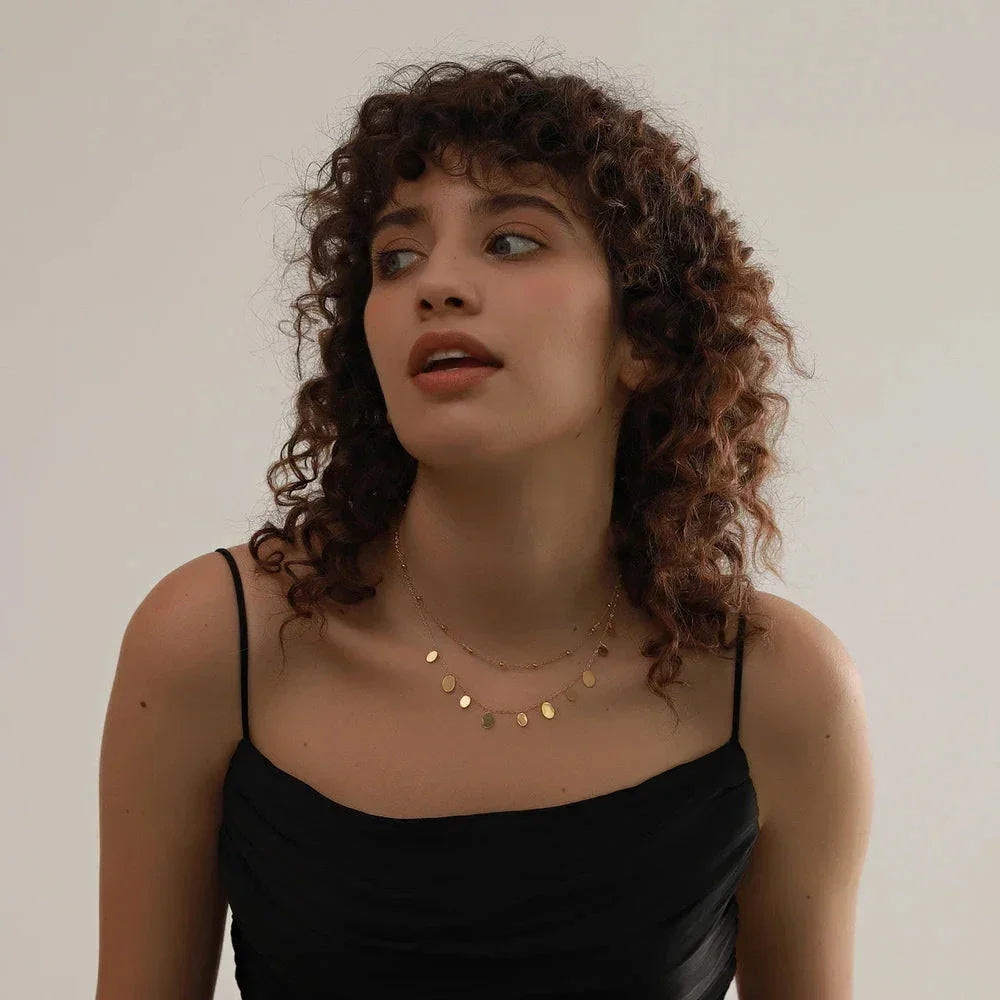 Golden Medallion Necklace - TM & Co. Jewels