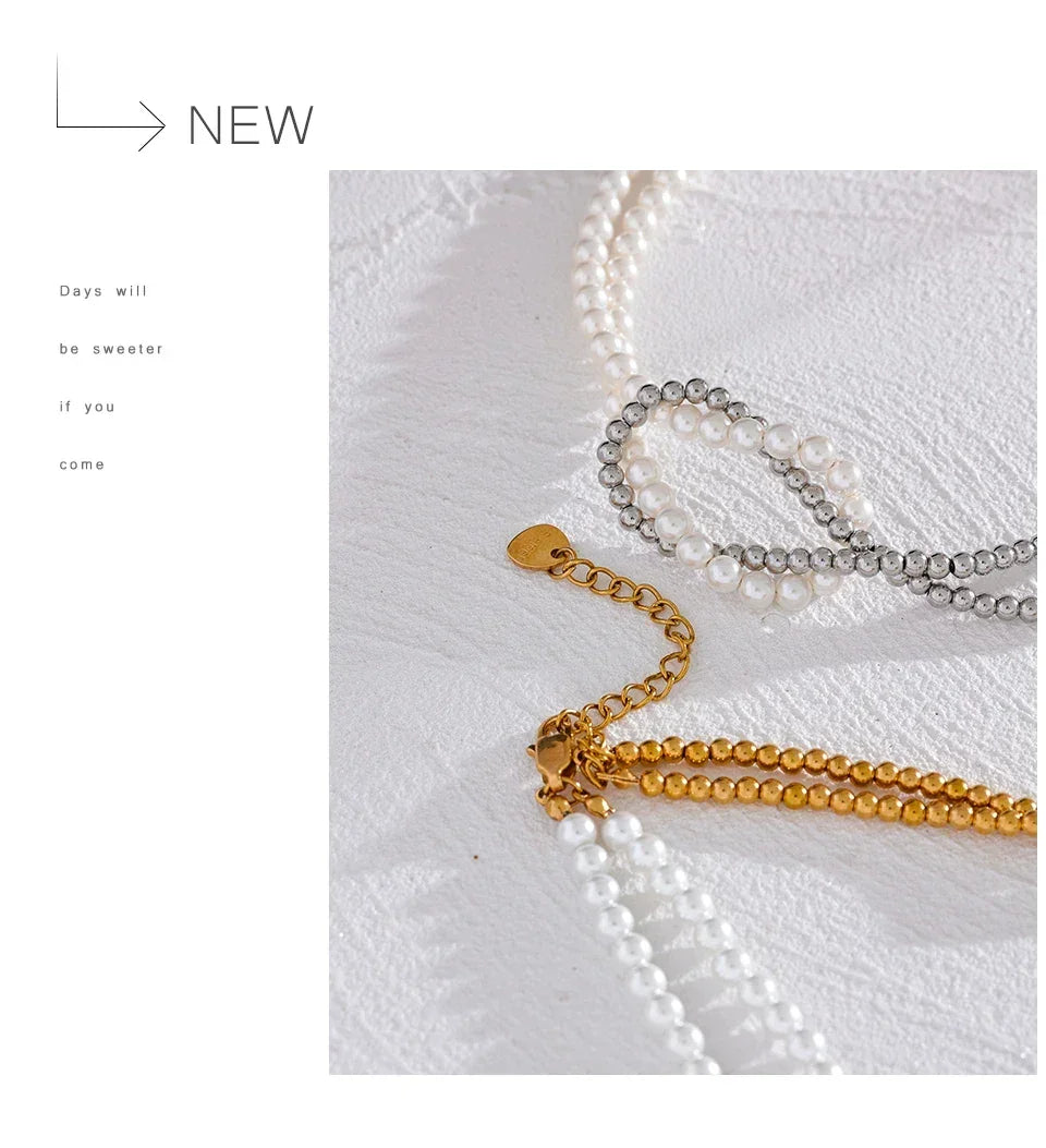 Aura Knot Pearl Choker - TM & CO. JEWELS 