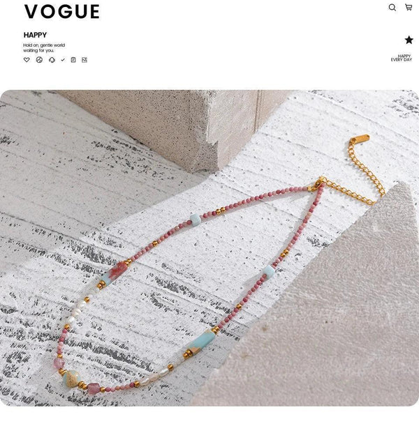 Solar Mosaic Necklace - TM & CO. JEWELS 