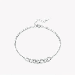 Opulent Sterling Silver Charm Bracelet - TM & Co. Jewels