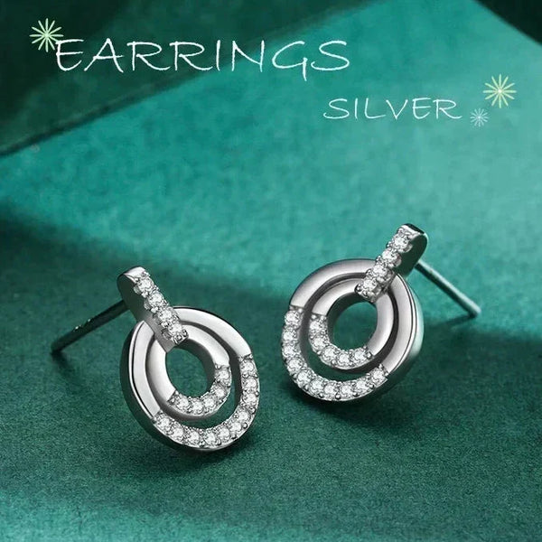 Eternal Sparkle Round Earrings - TM & Co. Jewels