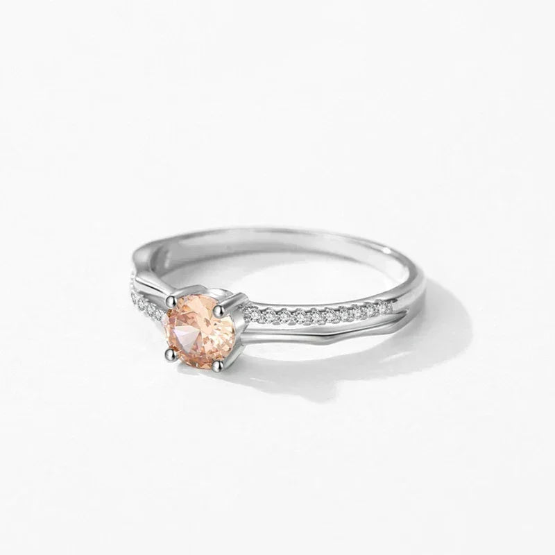 Champagne Glint Geo Ring - TM & Co. Jewels