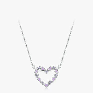 Purple Desire Heart Necklace - TM & Co. Jewels