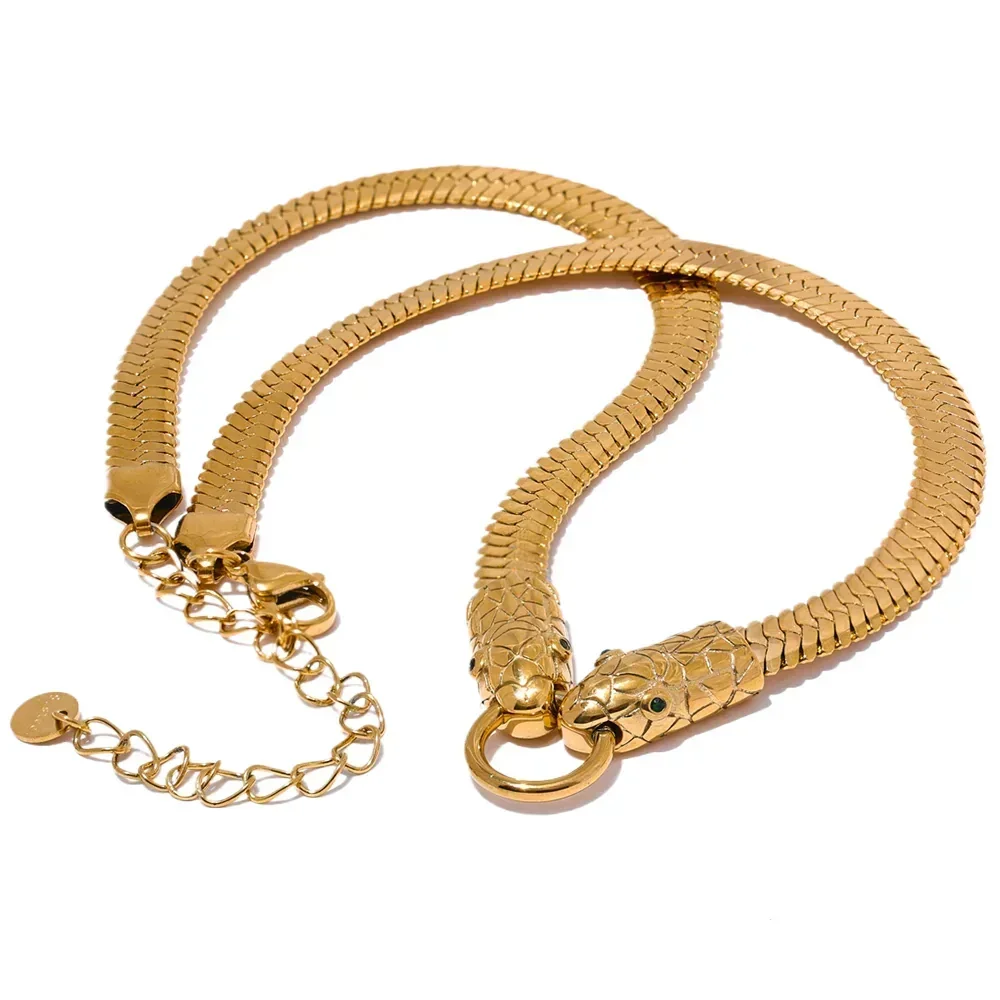 Serpent Luxe Charm Necklace - TM & Co. Jewels