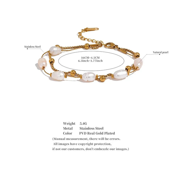Luxe Twin Pearl Bracelet - TM & Co. Jewels