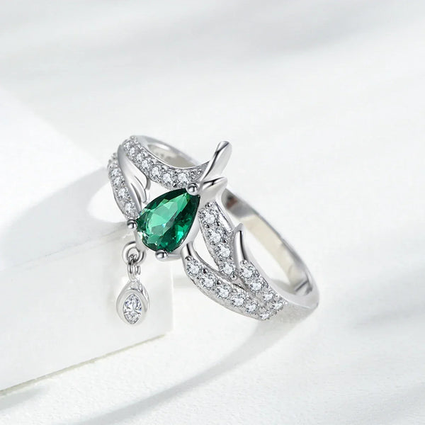 Verdant Tide Pendant Ring - TM & Co. Jewels