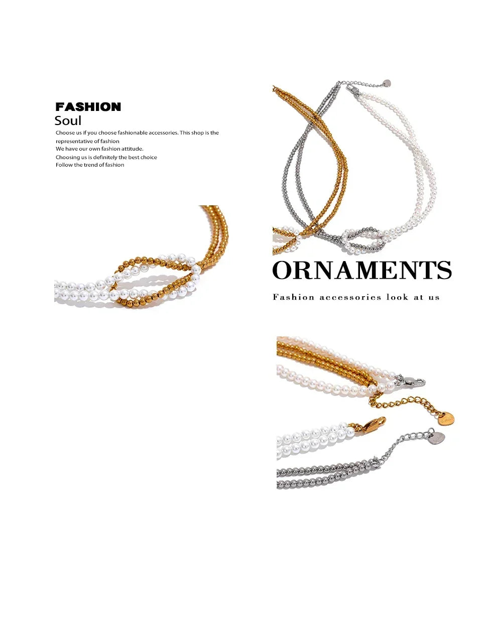 Aura Knot Pearl Choker - TM & CO. JEWELS 