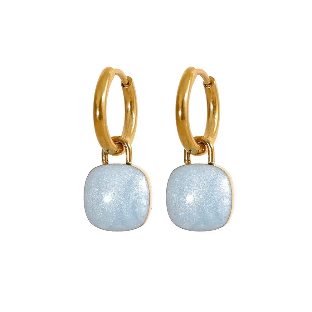 Cleo Cube Hoops - TM & Co. Jewels