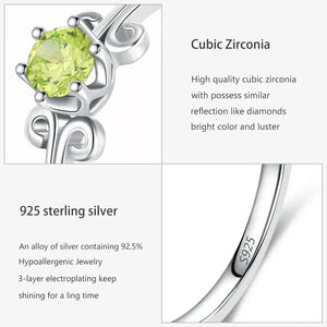 Mint Blossom Silver Ring - TM & Co. Jewels