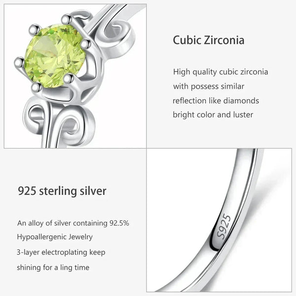 Mint Blossom Silver Ring - TM & Co. Jewels