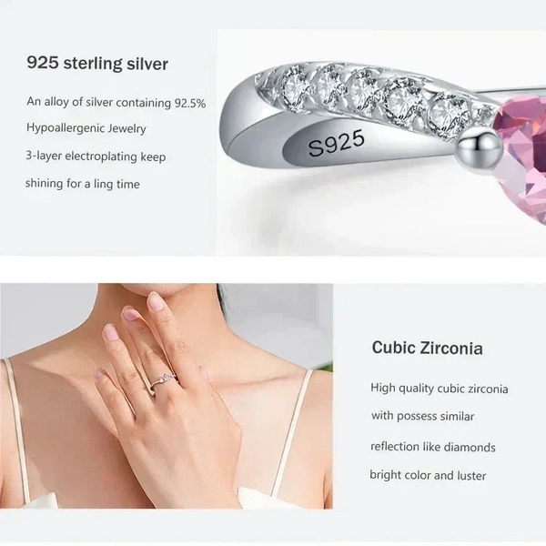 Heart Glow Crystal Band - TM & Co. Jewels