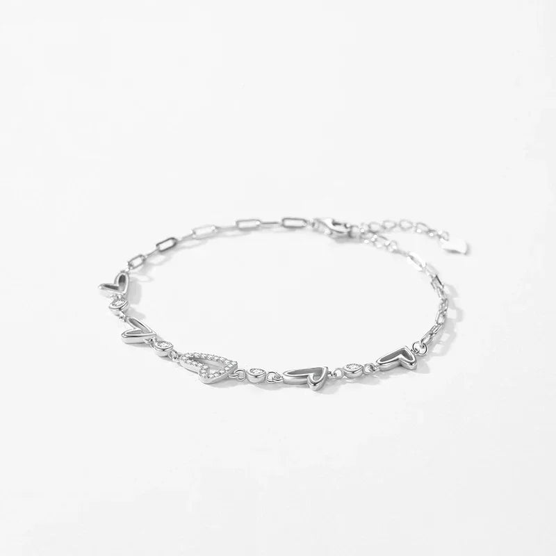 Pure Heart Sparkle Bracelet - TM & CO. JEWELS 