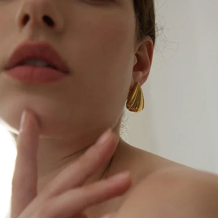 Eclipsa Vertex Gold Eclipse Studs - TM & Co. Jewels