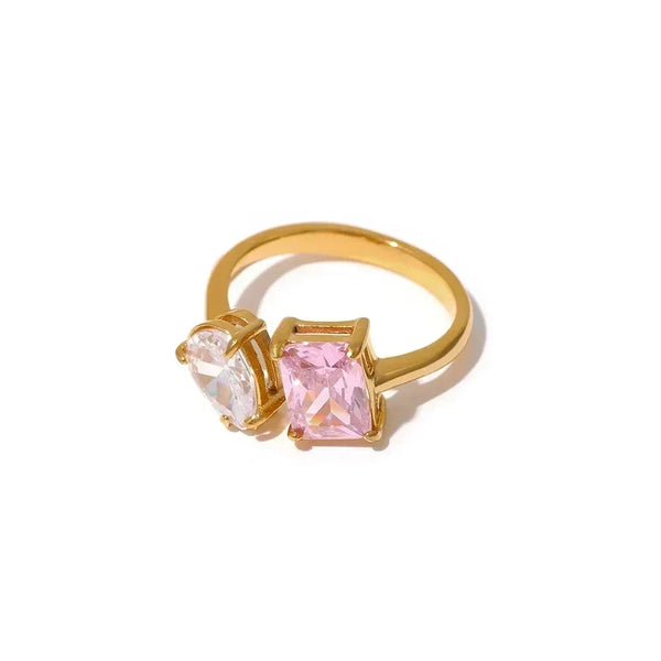 Aqua Aurora Charm Ring - TM & CO. JEWELS 
