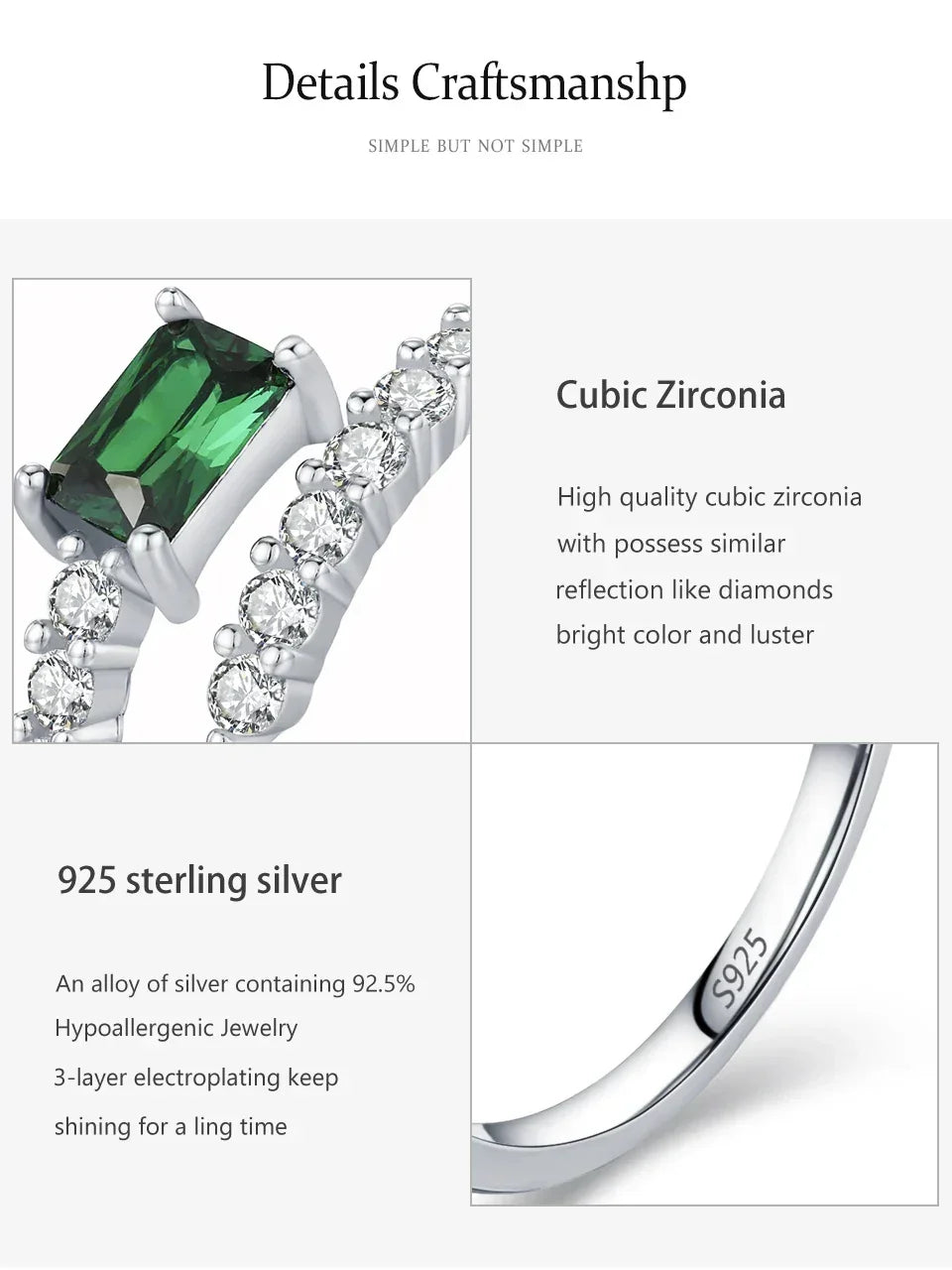 Green Gleam Adjustable Band - TM & Co. Jewels