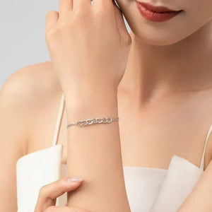 Opulent Sterling Silver Charm Bracelet - TM & Co. Jewels