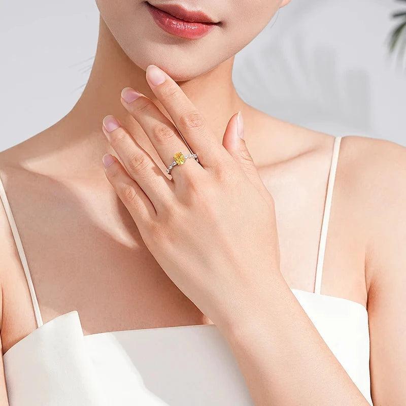 Amber Luxe Engagement Ring - TM & CO. JEWELS 