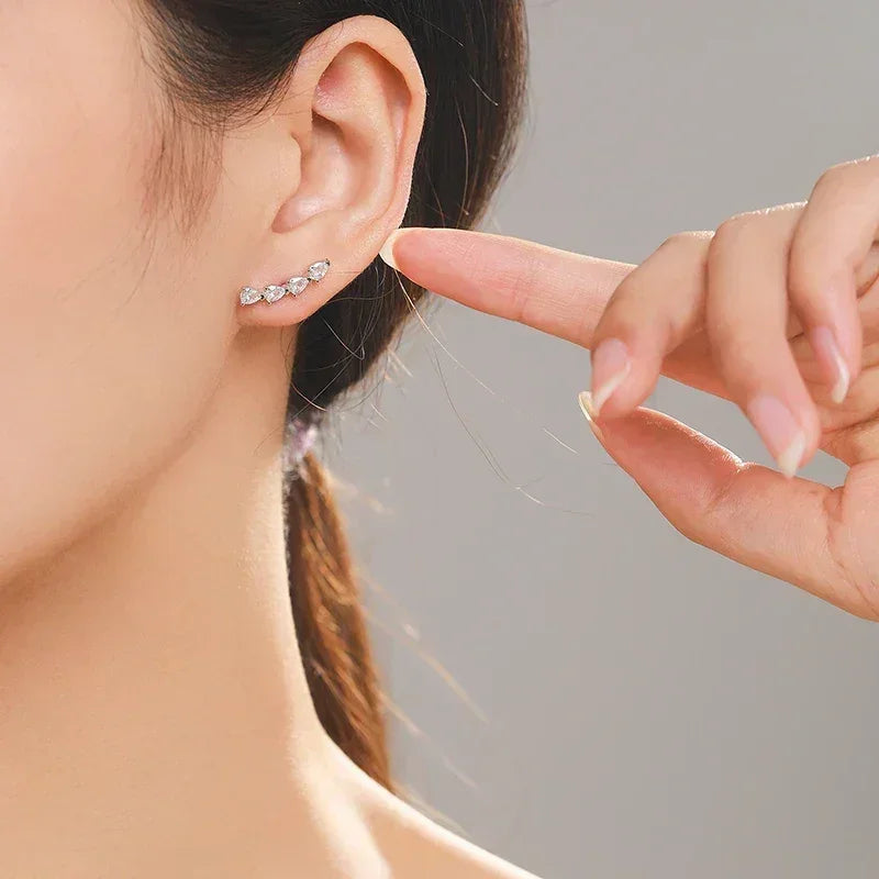 Dazzling CZ Water Drop Earrings - TM & Co. Jewels