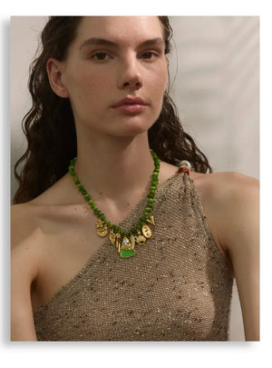 Seafoam & Petals Necklace - TM & CO. JEWELS 