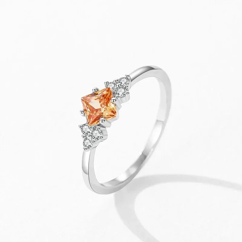 Crystal Champagne Ring - TM & Co. Jewels