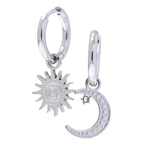 Boucles d'oreilles pendantes à breloques lunaires