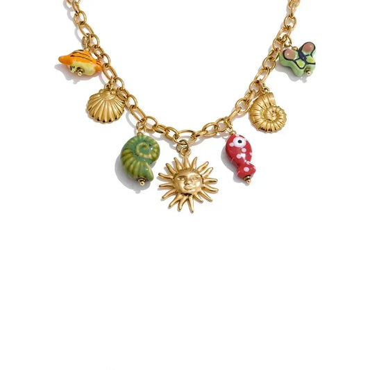 Euphoria Waves Pendant - TM & CO. JEWELS 