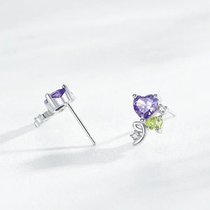 Emma’s Heart Glow Earrings - TM & Co. Jewels