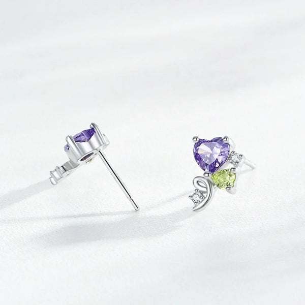 Emma’s Heart Glow Earrings - TM & Co. Jewels