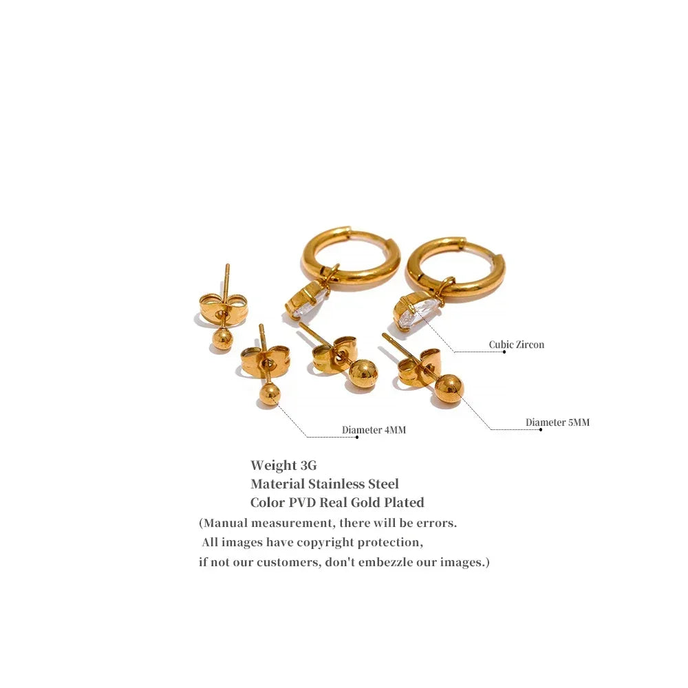 Crystal Rain Earrings - TM & CO. JEWELS 