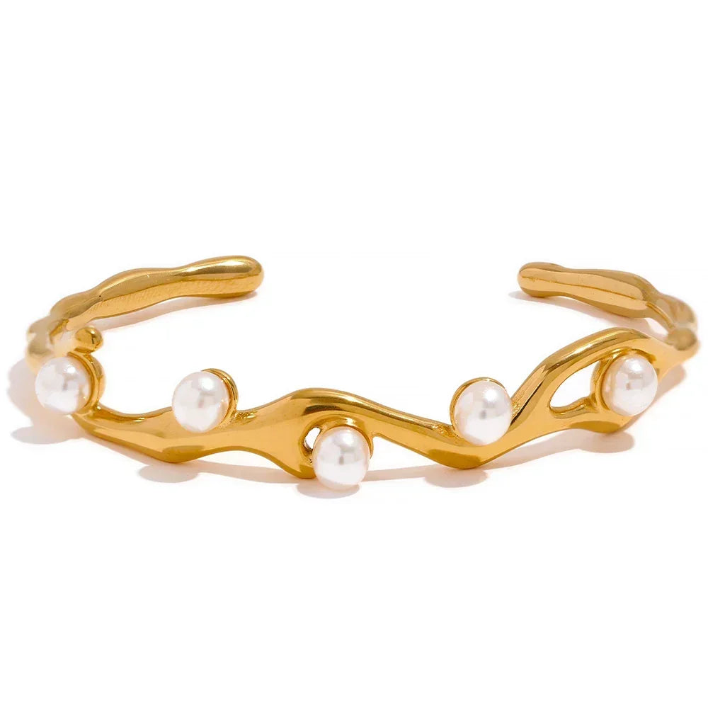 Golden Pearl Whisper - TM & Co. Jewels