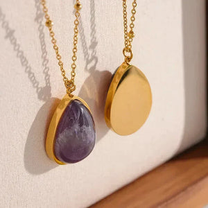 Gemstone Serenity Necklace - TM & CO. JEWELS 