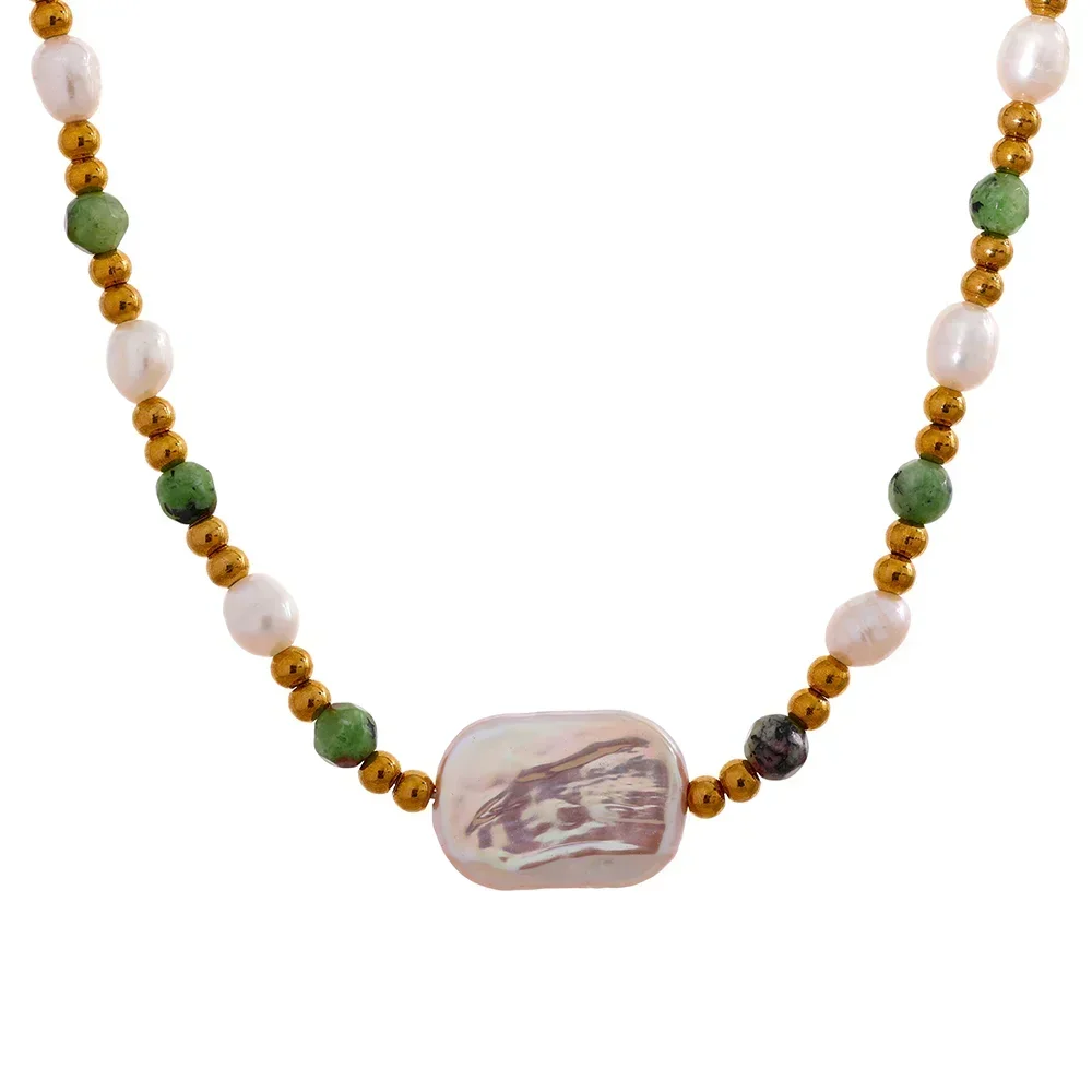 Terra Pearl Necklace - TM & CO. JEWELS 