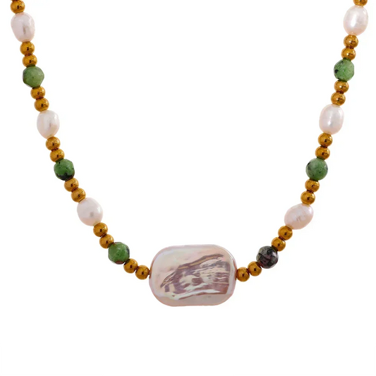 Terra Pearl Necklace - TM & CO. JEWELS 