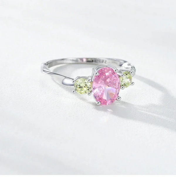Emerald Rose Zirconia Ring - TM & Co. Jewels