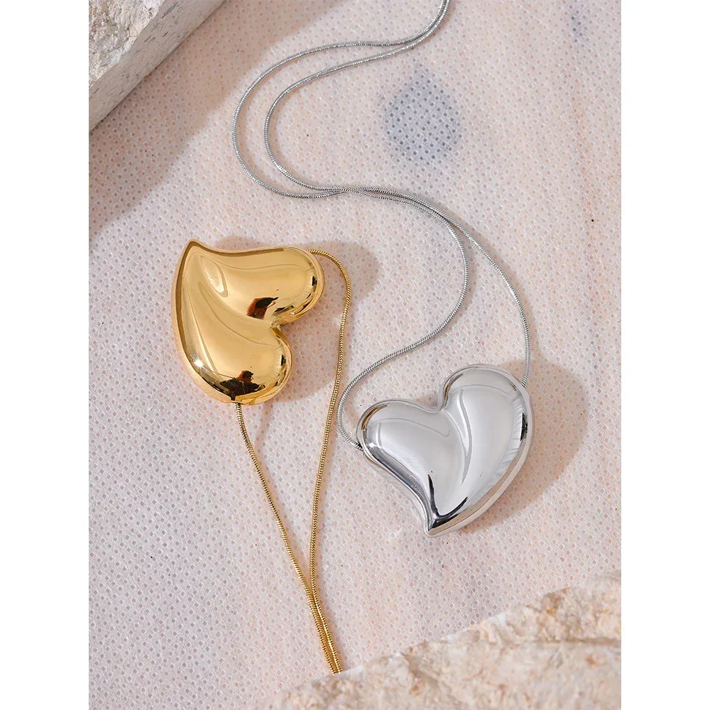 Hearty Glow Stainless Love Necklace - TM & Co. Jewels