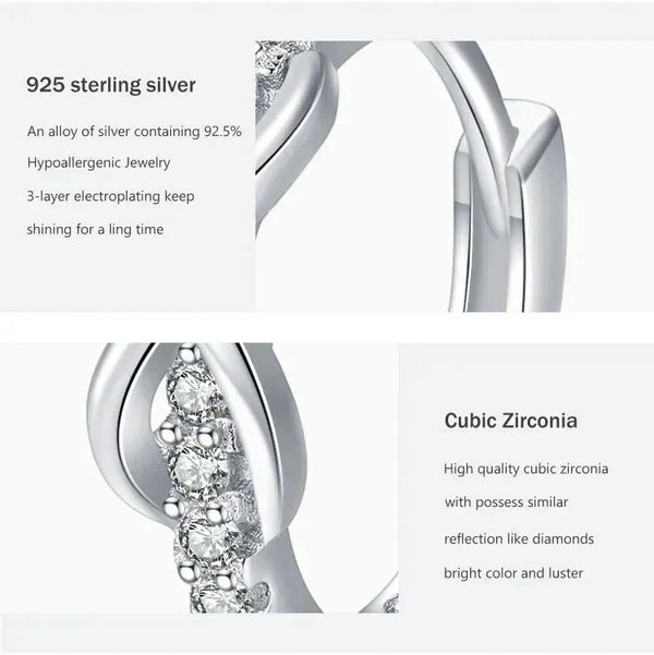 Infinite Charm Hoops - TM & Co. Jewels