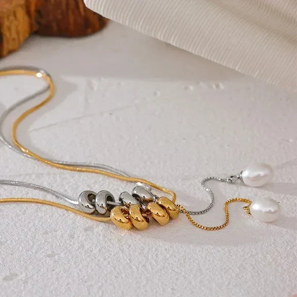 Pearl Cascade Necklace - TM & Co. Jewels