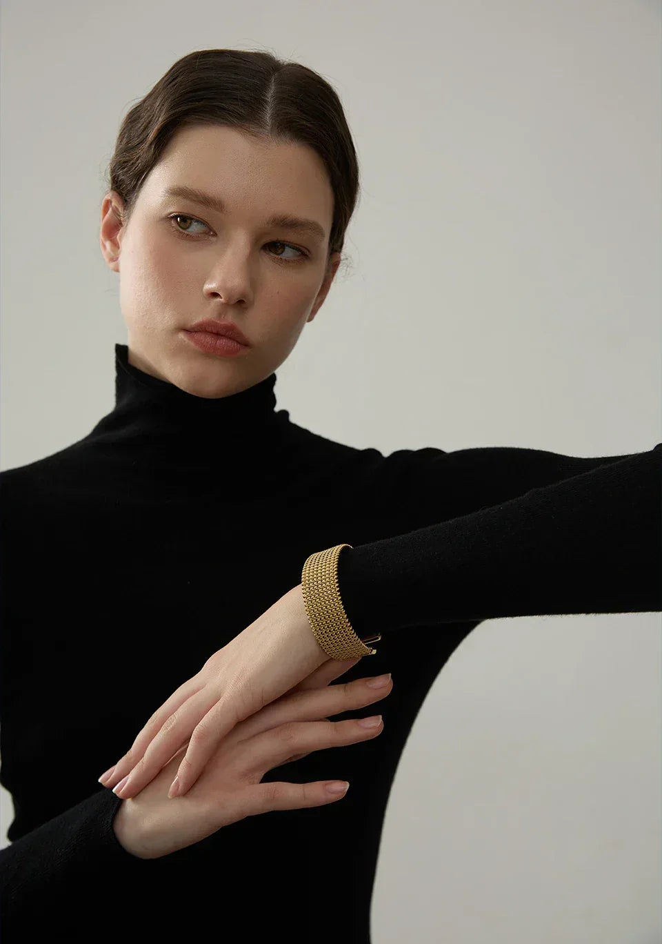 Aqua Flow Statement Steel Bangle - TM & CO. JEWELS 